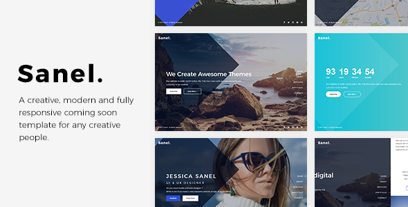 Sanel - Creative Coming Soon Template
           TFx