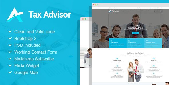 Tax Advisor - Financial Consulting/Attorney WordPress Theme
           TFx