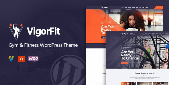Vigor - WordPress Fitness Theme for Fitness Clubs
           TFx