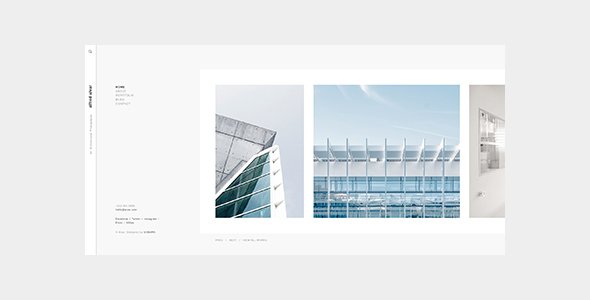 Alvar - Minimal and Modern Portfolio Theme for Photographers
           TFx