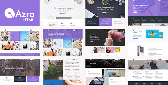 Azra - Creative Multi-Functional HTML Template
           TFx