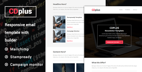 CDplus - Responsive Email template with Stampready builder
           TFx