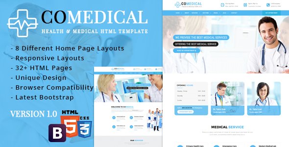 CoMedical - Health & Medical Responsive Template
           TFx