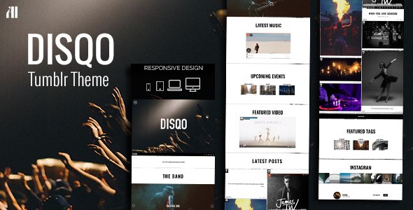 DISQO - Portfolio & Blogging Tumblr Theme
           TFx
