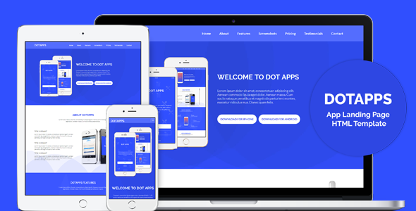 Dotapps - App Landing Page HTML Template
           TFx