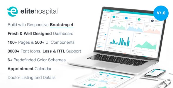 Elite Hospital - Bootstrap 4 Admin Template
           TFx