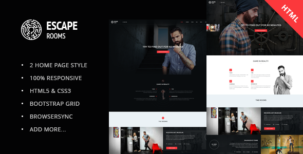 Escape Room - HTML Template
           TFx