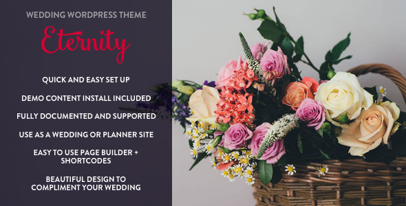 Eternity - Responsive Wedding WordPress Theme
           TFx