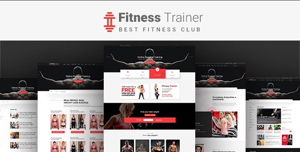 Fitness Trainer-PSD Template
           TFx