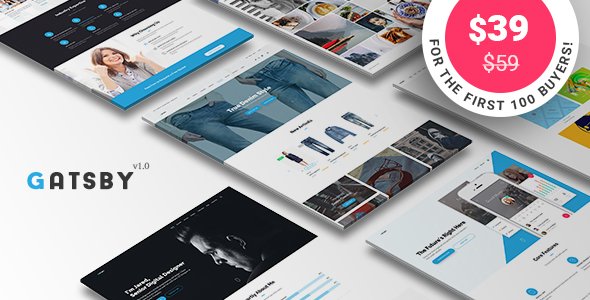 Gatsby - WordPress + eCommerce Theme
           TFx