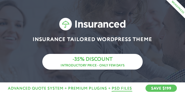 Insuranced -  Insurance WordPress Theme
           TFx