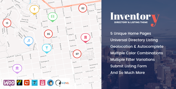 Inventory - WordPress Directory Theme
           TFx