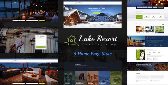 Lake Resort : Resort and Hotel WordPress Theme
           TFx