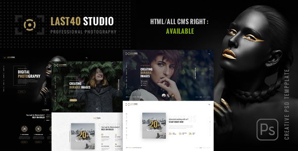 Last40 Studio - Creative PSD Template
           TFx