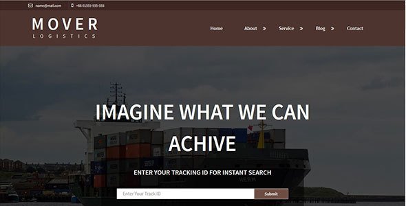Mover Multipage HTML Shipping Template
           TFx