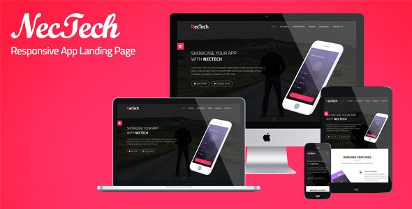 NecTech - Responsive App Landing Page
           TFx