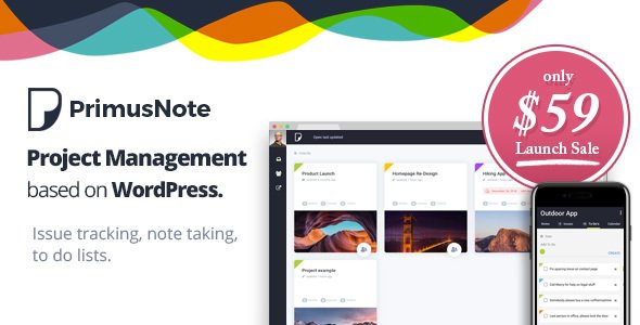 PrimusNote - Project Management & Team Collaboration based on WordPress
           TFx