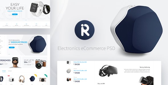 Refined - Electronics eCommerce PSD
           TFx