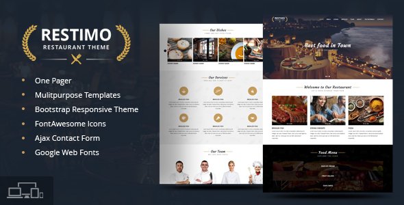 Restimo | A Premium Restaurant, Cakes and Coffee Shop Template
           TFx