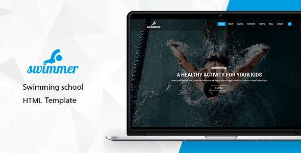 Swimmer - Swimming School HTML Template
           TFx