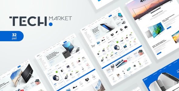 TechMarket - Electronics eCommerce PSD
           TFx