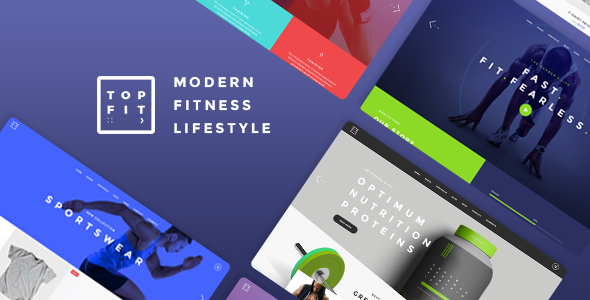 TopFit - A Modern Fitness, Gym, and Lifestyle Theme
           TFx