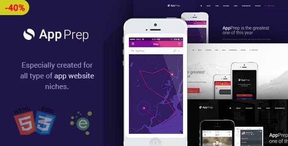 AppPrep - Creative App Landing Page HTML5 Template + RTL
           TFx Korey Shane