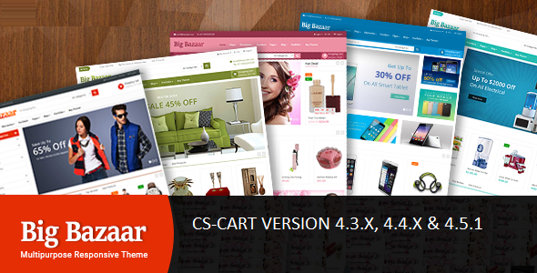 BigBazaar - Multipurpose Responsive CS-Cart Theme
           TFx