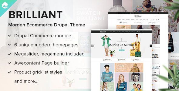 Brilliant - Morden Ecommerce Drupal Theme
           TFx