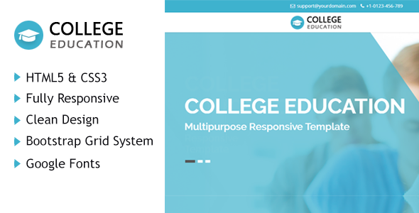 College Education HTML Responsive Template
           TFx
