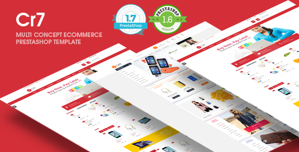 Cr7 Responsive Prestashop 1.6, 1.7  Theme
           TFx Delbert Yuudai