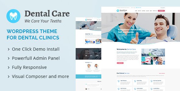 Dental Care : Medical & Dental WordPress Theme
           TFx