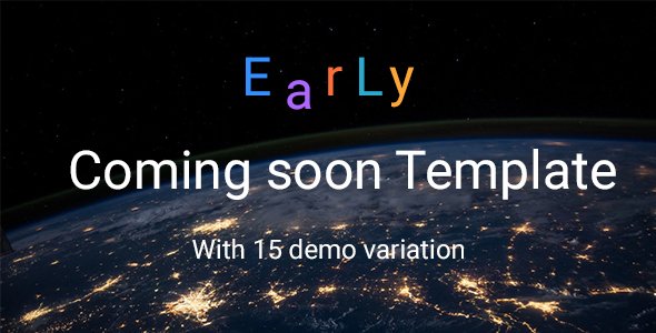 Early Coming Soon Template
           TFx