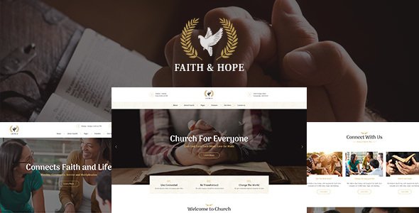 Faith & Hope | Church & Religion WP Theme
           TFx