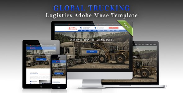 GLOBAL TRUCKING - Logistics Adobe Muse Template
           TFx