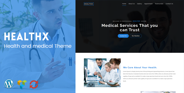 HealthX - Health and Medical Theme
           TFx