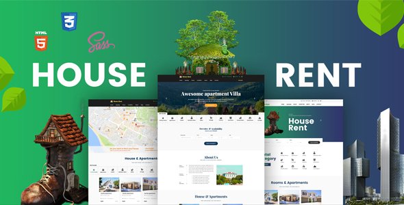 HouseRent - Multi Concept House, Apartment Rent HTML Template
           TFx