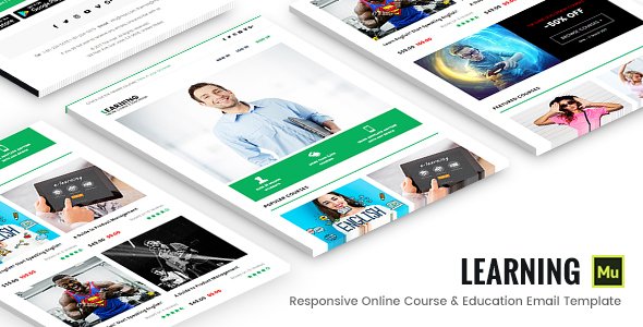 Learning - Responsive Online Course & Education Email Template
           TFx
