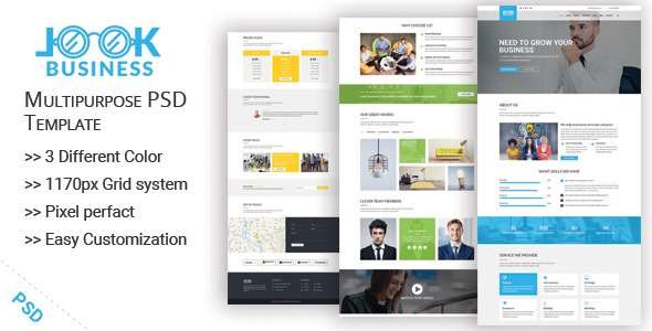 LookBusiness One-Page Multipurpose PSD Template
           TFx Marcus Durward