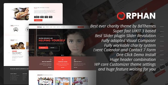 Orphan - Charity WordPress Theme
           TFx