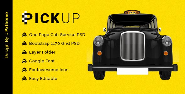 Pickup Cab Service PSD Template
           TFx Crispin Clive