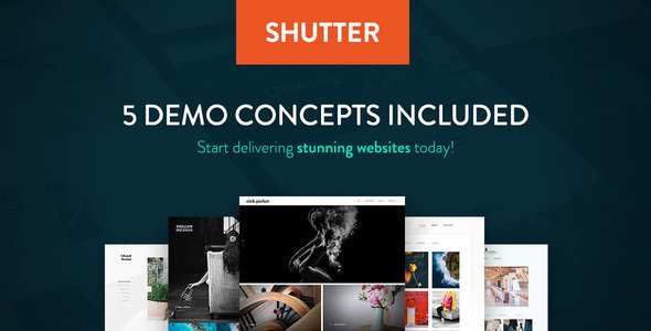 Shutter - Photography WordPress Theme
           TFx