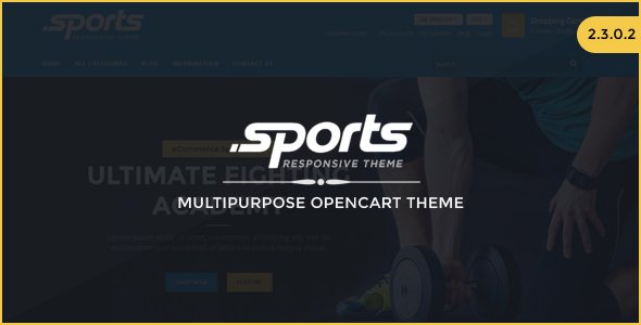 Sports - Responsive OpenCart Theme
           TFx Tyrone Elijah