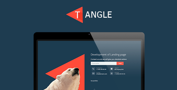 T-Angle - landing page template
           TFx Galen Michi