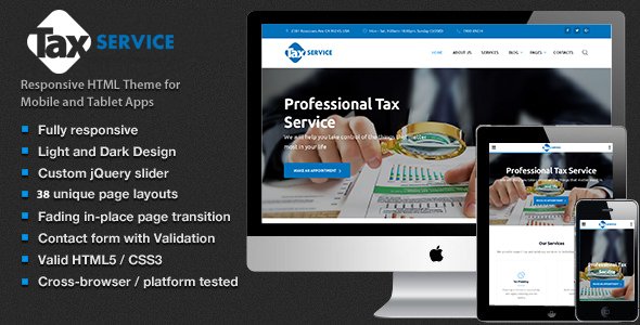 Tax Service - Finance & Accounting HTML5 TEMPLATE
           TFx