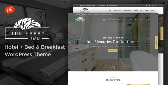 The Happy Inn - Hotel + Bed & Breakfast Theme
           TFx