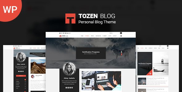Tozen – Personal WordPress Blog Theme
           TFx