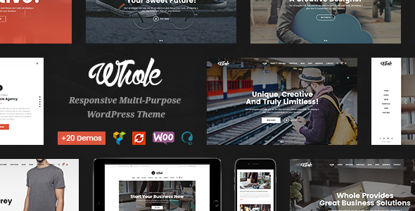 Whole - Creative Multi-Purpose WordPress Theme
           TFx