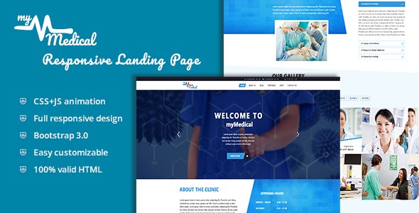 myMedical - Health & Doctor Landing Page HTML Template
           TFx