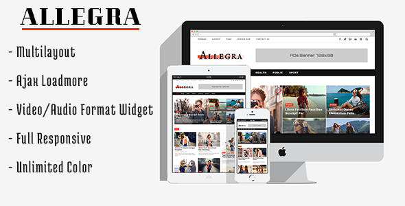 Allegra - A Multilayout Blog & Magazine Theme
           TFx Clint Lake